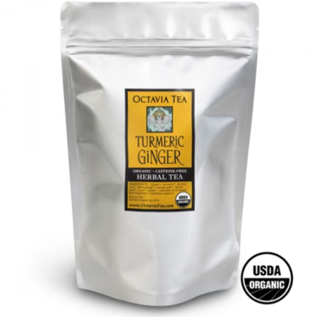 Turmeric Ginger Organic Herbal Tea (Makes approximately 50 cups, 4oz)